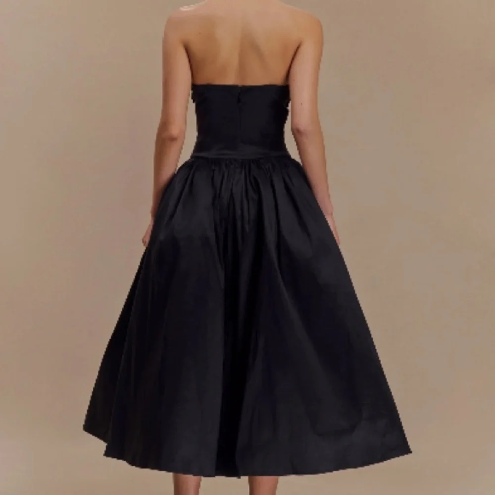 Meshki Black Strapless Maxi Dress - Picture 3 of 10